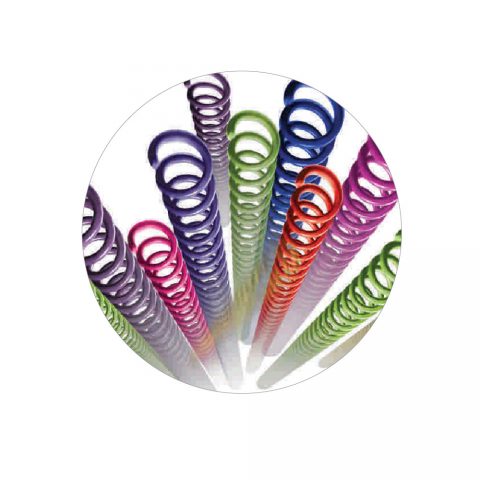 Mapicoil 3:1 Plastik Helezon Spiral 28 mm Mavi 50 Adet