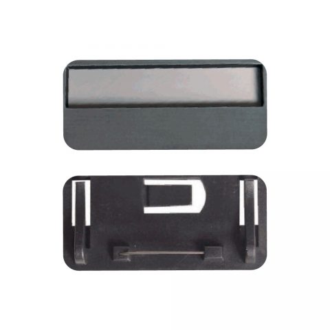Mapi İğneli İsimlik Gümüş 66x32mm