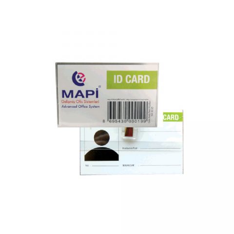 Mapi Klipsli Kokart 86x54mm 50 Adet