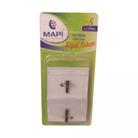 Mapi Klipsli Kokart 5 li Blister