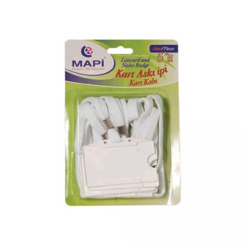 Mapi Askı İpli Kart Kabı 5 Li Blister
