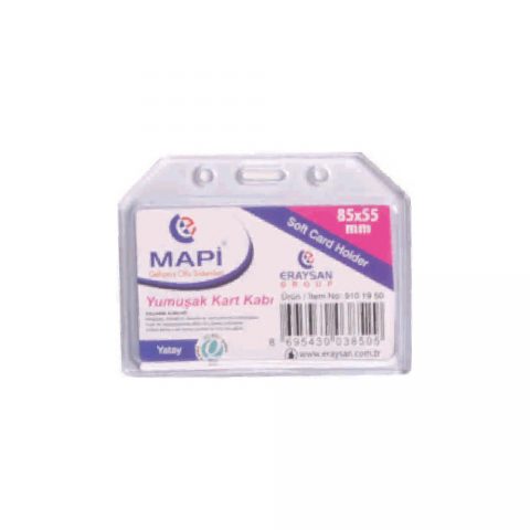 Mapi Yumuşak Kart Kabı Yatay 90x54mm 50 Ad.