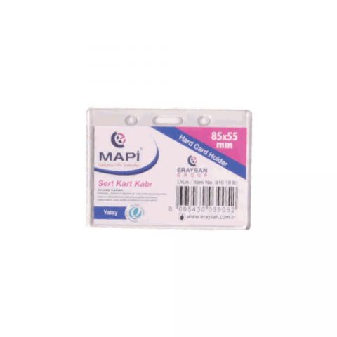 Mapi Akrilik Kart Kabı Yatay Şeffaf 25 Ad.