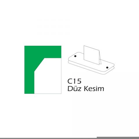 Mapi C15-6mm Düz Kesen Bıçak