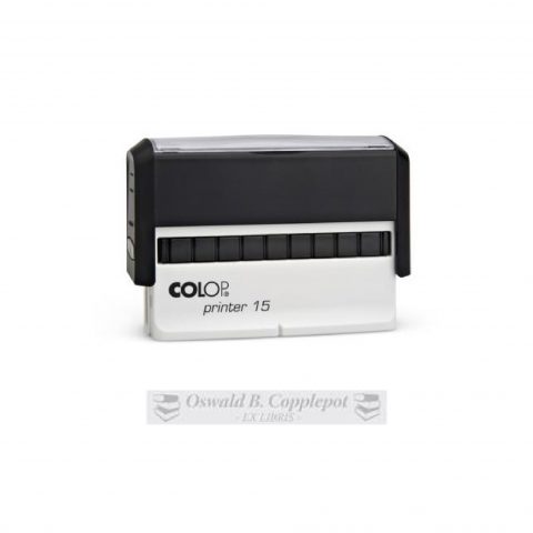 Colop Printer 15 Oto.Kaşe Siyah