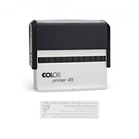 Colop Printer 45 Oto.Kaşe Siyah
