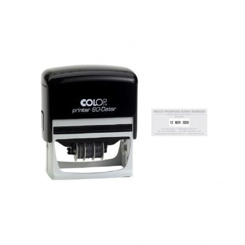 Colop Printer 60 Numaratör + Tarih Oto.Kaşe
