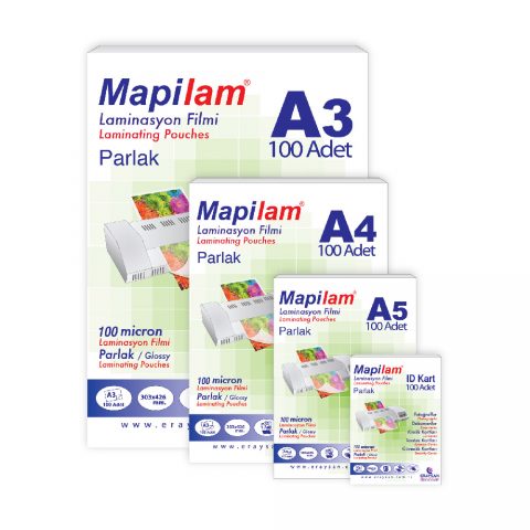 Mapilam 100 Mic.A-3 Soğuk.lam. Filmi Parlak 100 Ad.         