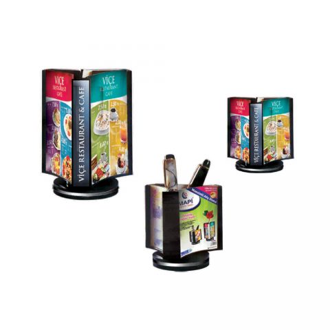Mapi 3 Hazneli Afiş Taşıyıcı Stand 