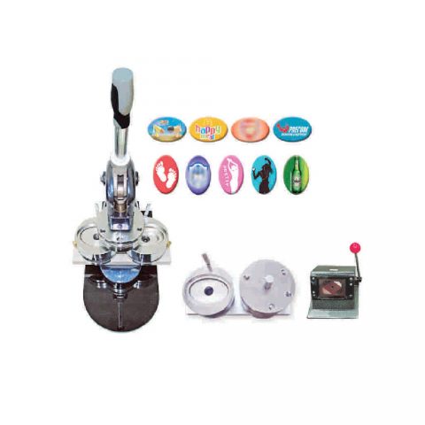 Mapi Oval Rozet Yapma Makinesi+Kesme Bıçağı