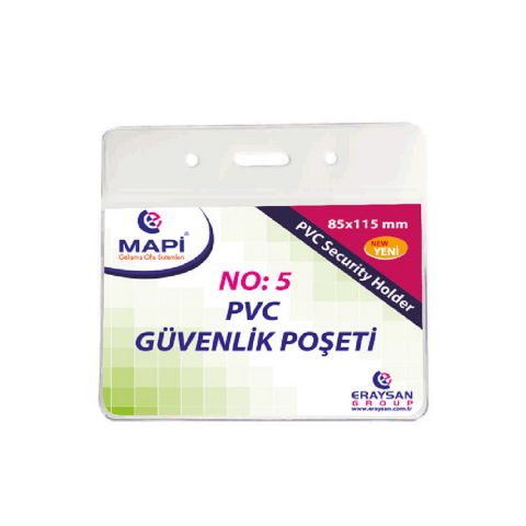 Mapi Pvc Güvenlik Kartı Poseti No:5 115x85mm 100 Adet