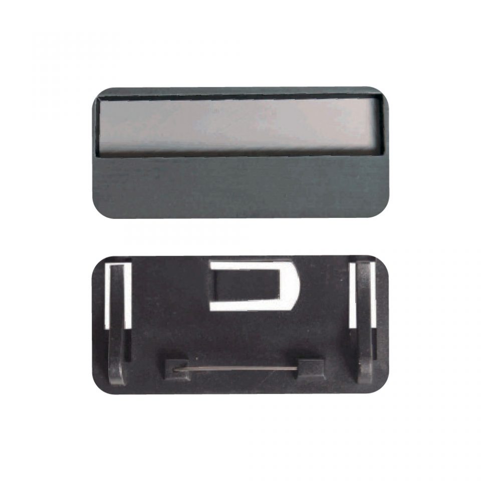 Mapi İğneli İsimlik Gümüş 66x32mm
