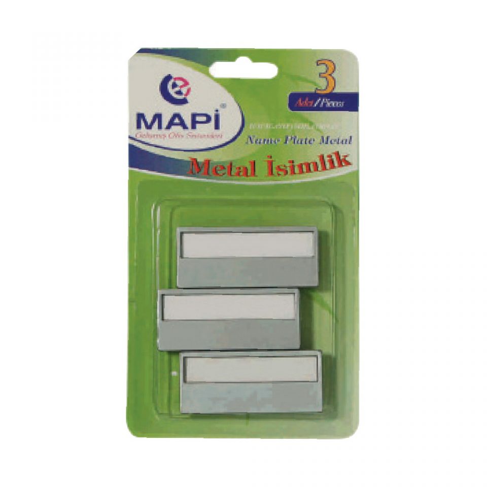 Mapi İğneli İsimlik Altın Blister