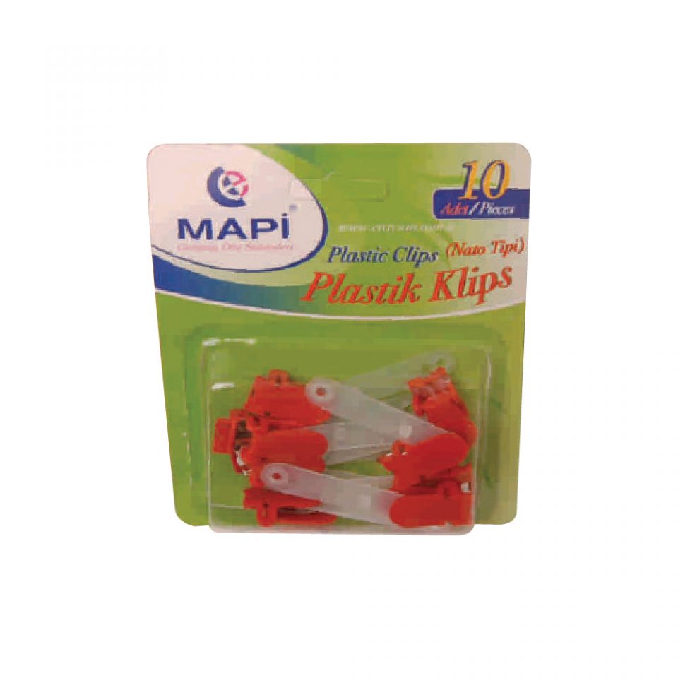 Mapi Plastik Klipsli Nato Lacivert 10 Adet Blisterli