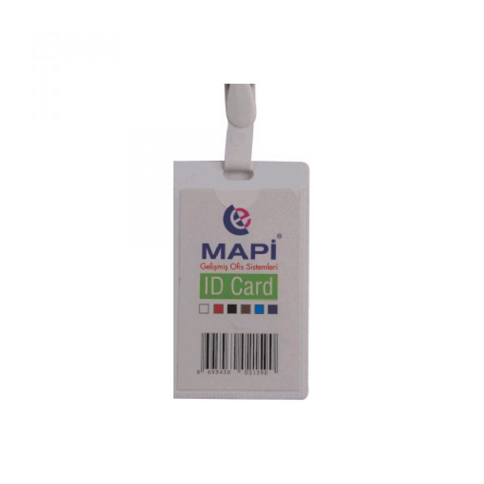 Mapi Klipsli Pp Kart Poşeti Dikey Krem 50 Adet 