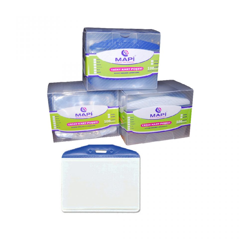 Mapi Pvc Poşet Oval Şeritli 86x54mm 100 Adet