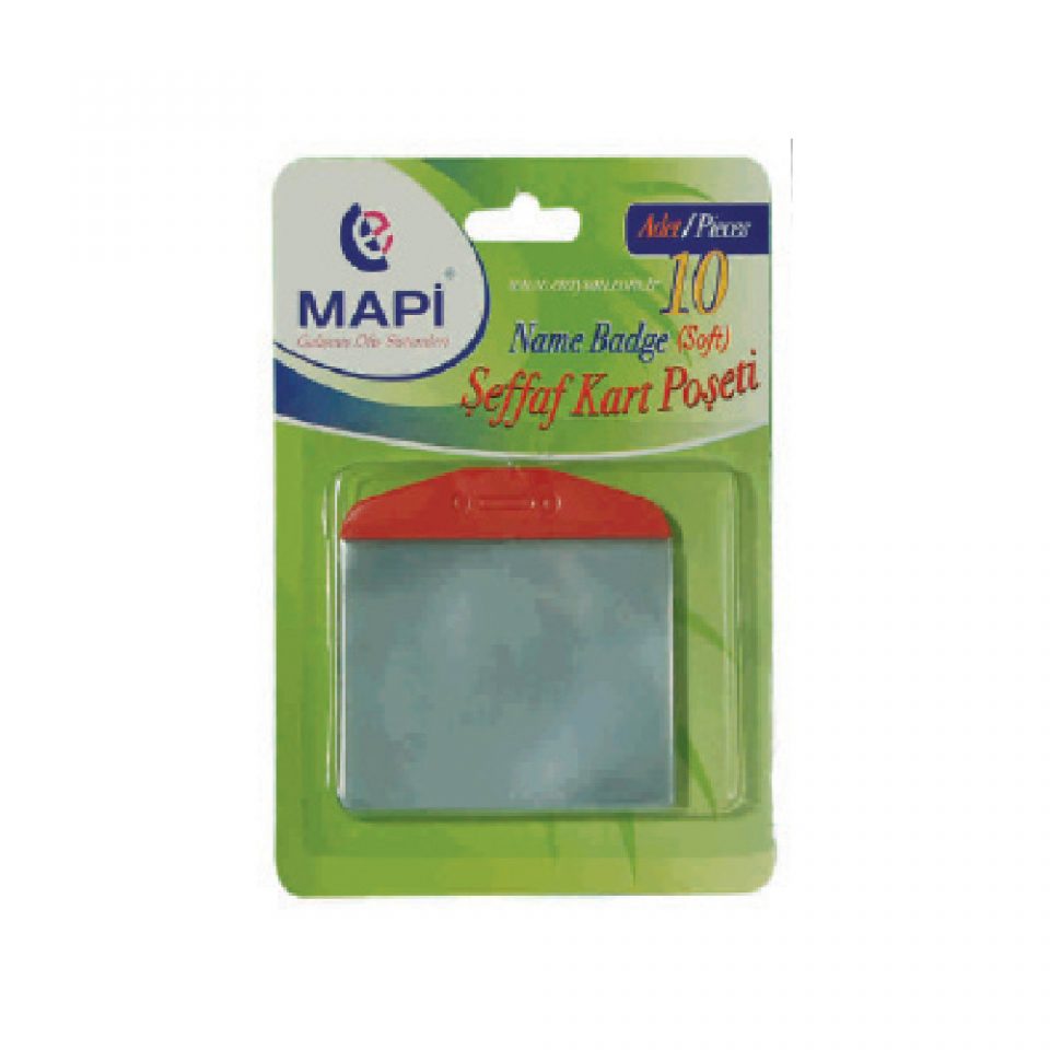 Mapi Pvc Poşet Oval Şeritli 10 lu Blisterli