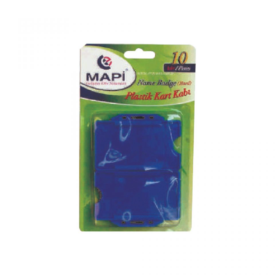Mapi PP Kart Kabı Dikey 10 lu Blisterli