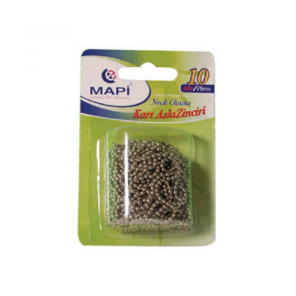 Mapi Kart Askı Zinciri 75cm 10 Ad Blister