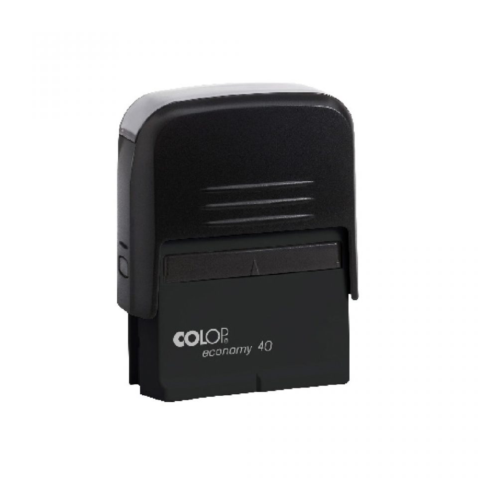 Colop Yeni Printer Eco 40 Siyah Kasa+Mavi Keçe