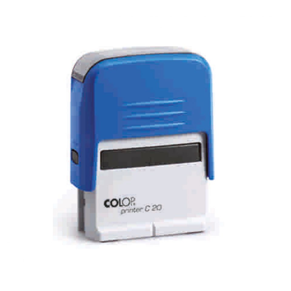 Colop Printer C20 Compact Kaşe Mavi Kasa Mavi Keçe