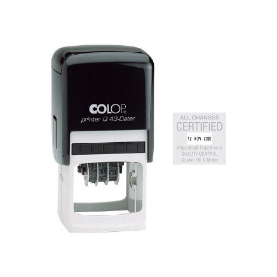 Colop Printer Q43 Tarih Kaşe  
