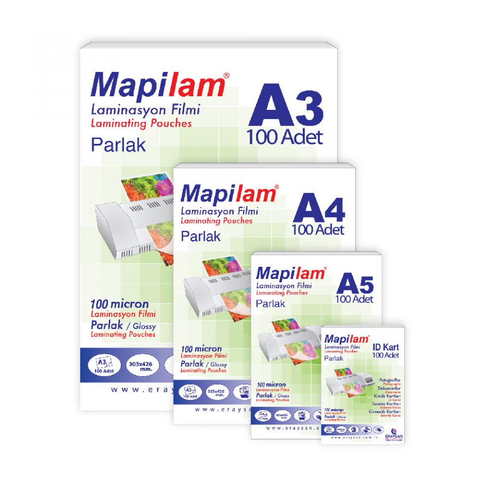 Mapilam 100 Mic.70X100 Soğuk lam. Filmi Parlak 100 Ad.         
