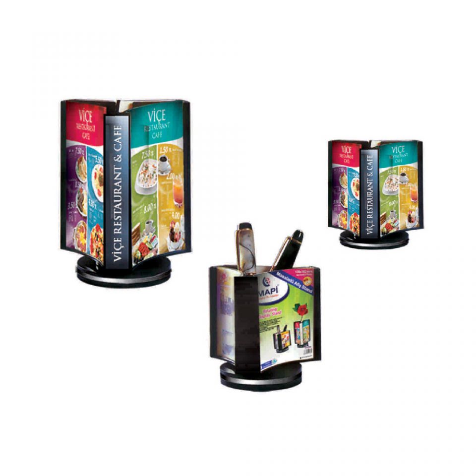 Mapi 3 Hazneli Afiş Taşıyıcı Stand 