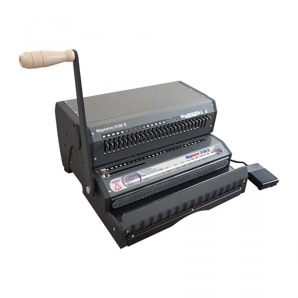 Mapiwire 3100E 3:1 Elektrikli Delme Tel Spiral Ciltleme Makinesi