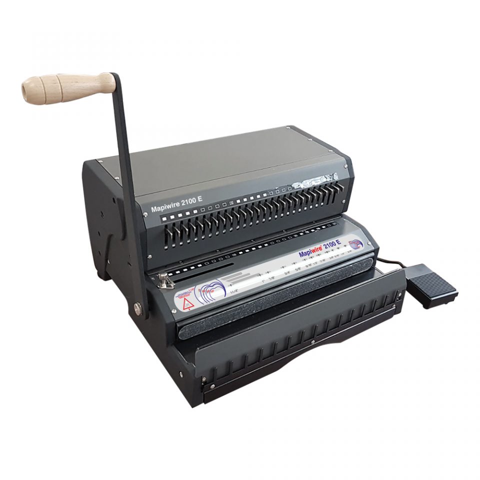 Mapiwire 2100E 2:1 Elektrikli Delme Tel Spiral Ciltleme Makinesi