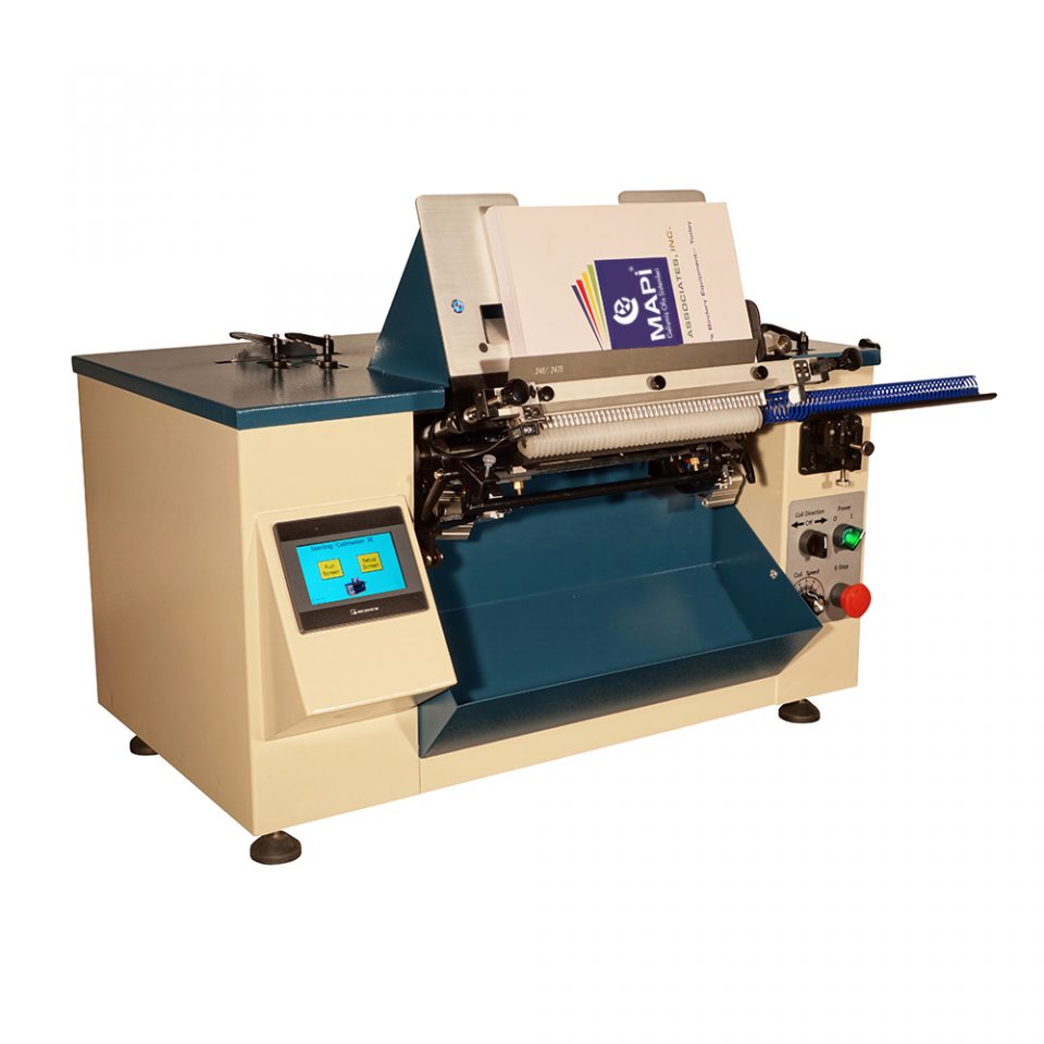 Mapicoil Auto 950 Otomatik Plastik Helezon Ciltleme Makinesi