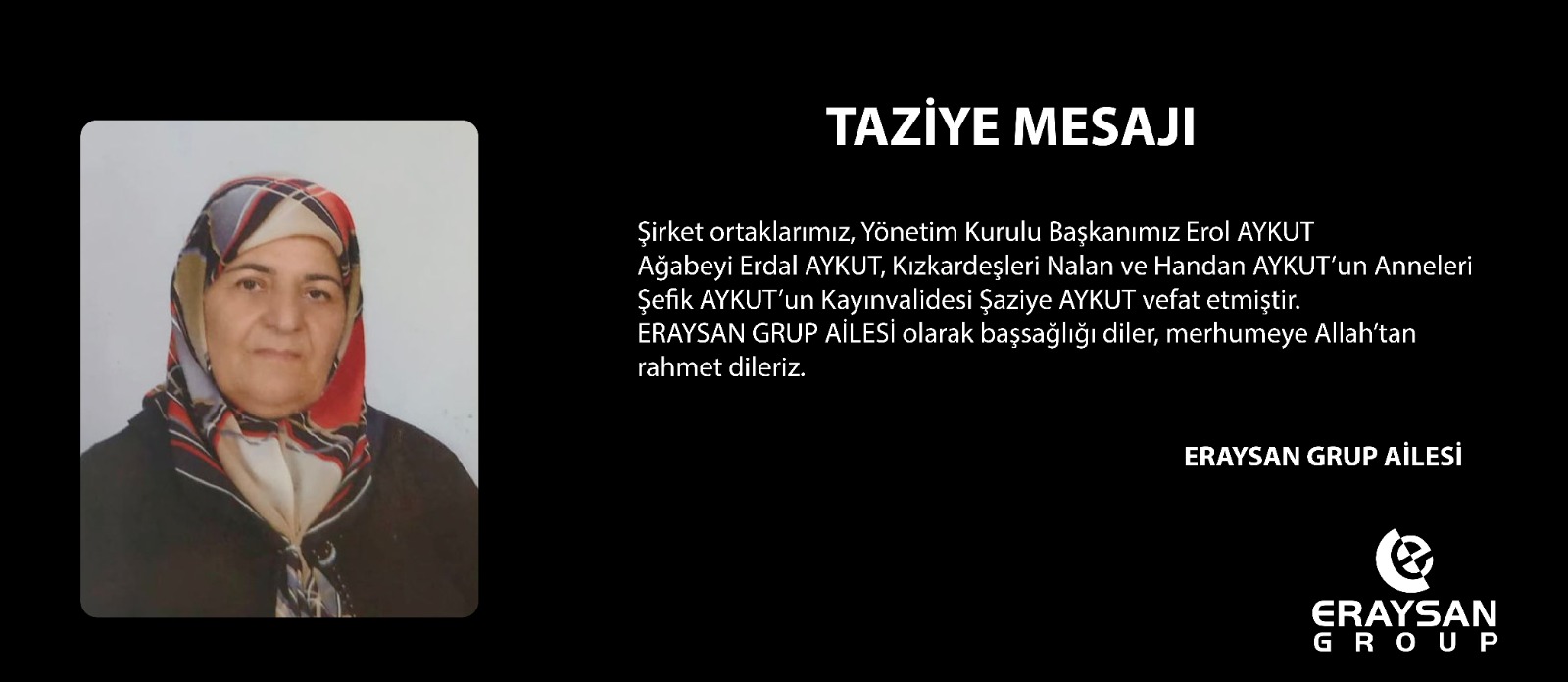 Taziye Mesajı