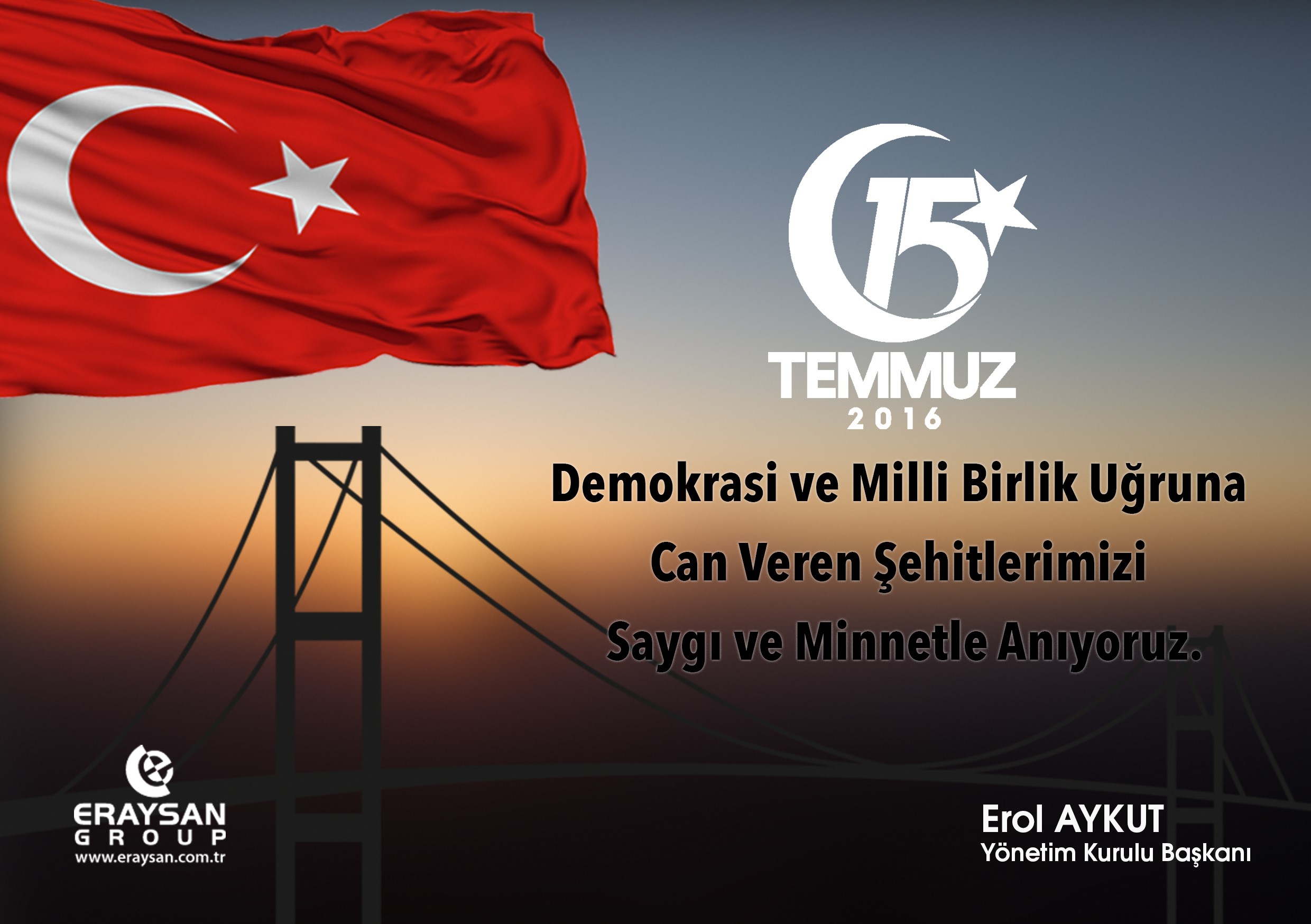 15 Temmuz Demokrasi ve Milli Birlik Günü